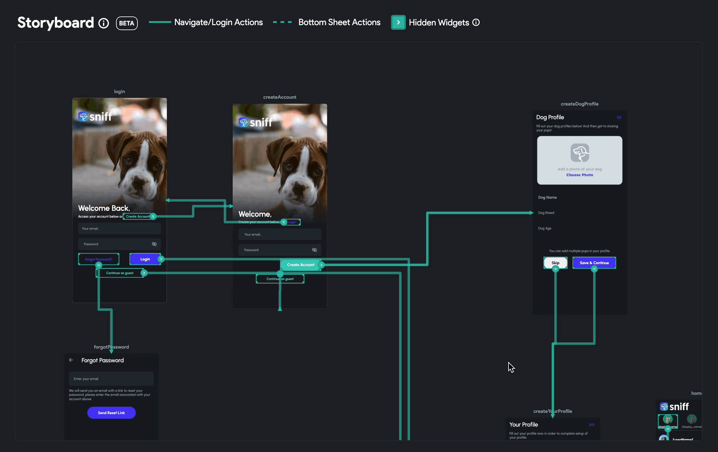 Highlight routes on a page